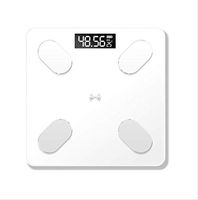 Lfsp Electronic Scales, Digital Scales Bathroom Floor Body Scale Glass Smart Electronic Digital Electronic Digital Scale USB Charging LCD Display High-Precision Scales