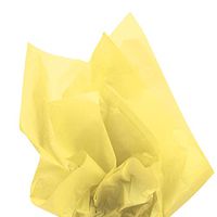 JAM PAPER Tissue Paper - Yellow - 10 Sheets/Pack