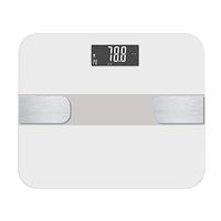 GQSC Household Multifunction Electronic Fat Scale,Smart Bluetooth App Body Fat Scale,White Tempered Glass Battery Fat Scale Fat Scale/Quantity 2 / 288X238mm