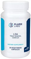 Klaire Labs LDA Trace Mineral Complex - 11 Essential Trace Elements with TRAACS Chelated Minerals, Hypoallergenic & No Iron (30 Vegetarian Capsules)