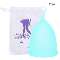Canyita Silicone Menstrual Cup, Smooth Feminine Hygiene Cup Tampon and Pad Alternative for Women (2# 25ml)