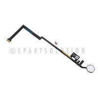 ePartSolution_Home Button Module Menu Key Button Flex Cable Ribbon Connector for iPad 6 6th Gen 2018 Ver. A1893 A1954 Replacement Part (White)