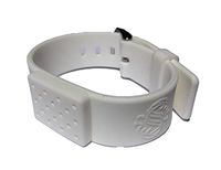 AromaTherapy Essential Oil Diffuser Bracelet; AromaSport Diffuser Bracelet White Latex Free; Made of eco-friendly silicone, waterproof