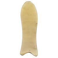PESOENTH Gua Sha Scraping Massage Tool Fish Shape Scraping Plate High Quality Horn Material Scraping Back The Best Gua Sha Physiotherapy Tools Yellow