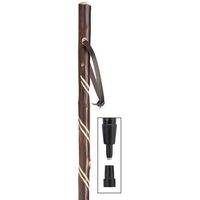Unisex Cane Dark Scorched English Chestnut  -Affordable Gift! Item #DHAR-9769700