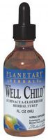 Well Child Echinacea-Elderberry Syrup Planetary Herbals 8 oz Liquid