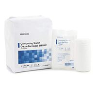 McKesson 4" Sterile Stretch Gauze 4"X4.1 Yards - Box of 12 - Model 54412000
