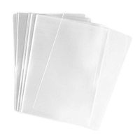 UNIQUEPACKING 100 Pcs 8 3/4 x 11 3/8 (O) Clear Cello/Cellophane (1.6mil) Bags Good for 8.5x11 Item