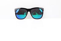 Designer Big Reading Glasses Magnetic Clip On Sunglasses Sun Readers +1.0~+4.0 (Reading Glasses+Green Lens, 1.5)