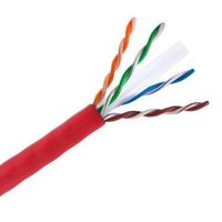 WESTCables Cat6 Plenum 1000ft 550MHz Bulk UTP Ethernet CMP Networking Cable