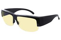 Eyekepper 30% Anti-Blue Light Blocking Computer Glasses,Fit Over Readers and Prescription Glasses with Transparent Lens Black