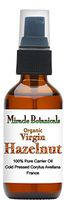 Miracle Botanicals Organic Hazelnut Oil - 100% Pure Therapeutic Grade Corylus Avellana Carrier Oil - 60ml/2oz.