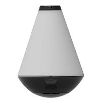 Genutery LED Light-Wave Mosquito Repellent Lamps Waterproof Camping Lights Night Lights (3.815.31, Black)