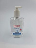 8oz/236ml Germs Be Gone 65% Alcohol Level Hand Sanitizer Kills 99% of Germs Without Water | Clean Fresh Moisturizing Formula | Use for Travel, School, Purse, Backpack, Car, Office and More!