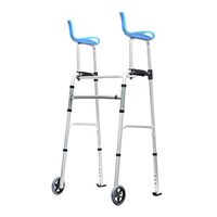 Elderly Armrest Walking Auxiliary Device, One-Button Folding, Light Weight Aluminum Alloy Material, Suitable for Outdoor Sports, Supermarket