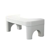 reakfaston Toilet Footstool Toilet Stool Plastic Squatting Stool Convenient Compact Toilet Assistance Steps for Travel and Bathroom