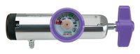 Oxygen Regulator Standard Body-CGA870, 0-4 LPM, Barb Outlet with Purple Color Coded Gauge Protector and tee Handle