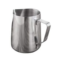 Nesee Stainless Steel Milk Frothing Pitcher Cappuccino Pitcher Pouring Jug Espresso Cup Creamer Cup for Latte Art