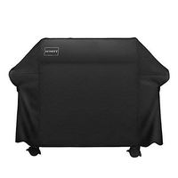 Homitt Gas Grill Cover, 64-inch 600D Heavy Duty Waterproof BBQ Cover with Handles and Straps for Most Brands of Grill -Black