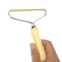 Alexisx Wooden Sweater Clothes Lint Remover, Trimmer Shaver Manual Portable Clothing Care, Premium Fabric Sweater Shaver Lint Comb, Multi-Fabric Cashmere Companion