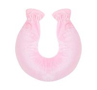 U-Shape Neck Hot Water Pillow Relieve Pressure Hot Water Bag,Pink (Random Cover)