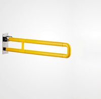 Stainless Steel Handrail, Foldable Non-Slip Disabled/Elderly Accessible Handle (60 cm, 75 cm) Yellow (Size : L 75cm)