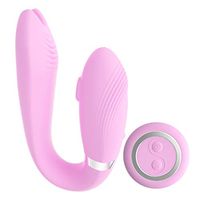 Playful and Cute U-Shaped Wearable 36 Frequency Vibration Enjoy Couple Toys Satisfaction and Fun Experience, Waterproof and Rechargeable By Qhufnng