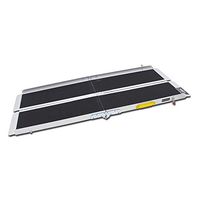 WDDMFR Portable Aluminum Wheelchair Ramp - Folding Threshold Ramp with Handle for wheelchairs, Trucks