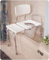 Medline 600 Pound Capacity Commode Transfer Bench