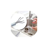 Drain Prevent Sink Drain Clog Cleaner Water Sink Cleaner Snake Unblocker Kitchen Bath Rod Hair Remover Spring Pipe Dredging Tool,As Picture
