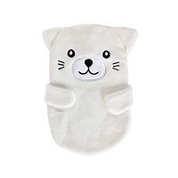 Cute Bear PVC Water Bottle with Soft Fleece Cover for Home Office Outdoor or Hot Cold Therapy