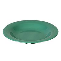 Yanco MS-5809GR Mile Stone Pasta Bowl, 13 OZ Capacity, 1.25" Height, 9.25" Diameter, Melamine, Green Color, Pack of 24