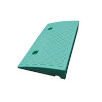 Stairs Uphill Pad, Cushioned Tire Protection Ramp, Lightweight Plastic Triangle Skid Portable Wheelchair Ramp Indoor and Outdoor Garage Door Sill Uphill Pad
