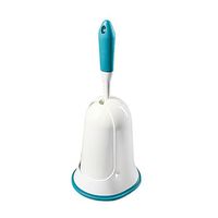 Everclean Euro Bowl Brush with Caddy, Aqua/White (6696)