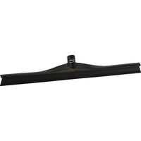 Vikan 71609 Rubber Polypropylene Frame Single Blade Squeegee, 24", Black