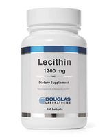 Douglas Laboratories - Lecithin 1200 mg - Supports Emulsification and Mobilization of Fats and Cholesterol - 100 Softgels