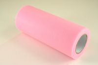 1 X 6" Pink Craft Tulle Roll 25 Yards