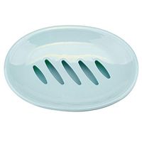 Pviolet Soap Dish Box Double Lattice Soap Case Holder Soap Container Home Bathroom Shower Travel Camping Double Plastic Soap Box Family Bathroom Soap Dish Plastic