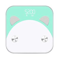 Weight Scale Bathroom Digital Body Fat Weighing mi Scale Household Led Electronic Floor Scales 12 Index,Blue
