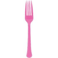 Bright Pink Heavy Weight Forks