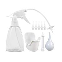 SUPVOX Earwax Removal Kit Ear Spray Irrigation Washer Ear Cleaning Bulb with Basin Tips for Children Adult