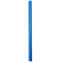 Ouniman Colourful Long Stainless Steel Metal Drinking Straws, Aluminum Straws Drinking for 20oz Tumbler Straws Cups Mugs - Blue