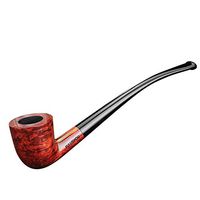 FULUSHOU Mediterranean Briar Wood Tobacco Pipe, Delicate Reading Pipe