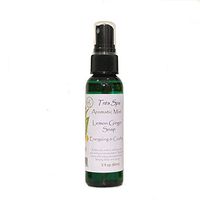 Lemon Ginger Snap - Très Spa Aromatic Mist (TRVL SZE) –Energizing & Cooling Lemon, Ginger & Lemongrass Essential Oils Versatile 100% Natural. Skin Safe Eco-Friendly & Alcohol Free (2oz)