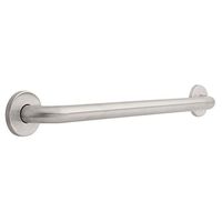Franklin Brass 5724 1-1/4-Inch x 24-Inch Concealed Mount Safety Bath and Shower Grab Bar, Stainless Steel