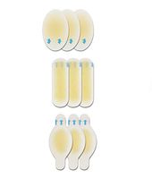 Blister Bandages - Gel Blister Pads, Toe & Heel Blister Prevention Cushioned Bandages, Waterproof Adhesive Bandages for Foot, Blister Prevention & Recovery - 9 Pack