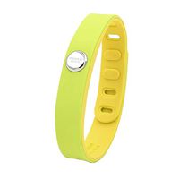 Power Ionics 3000ions Sports Waterproof Titanium Bracelet Wristband Improve Balance Sleeping Slimming (M-Green)