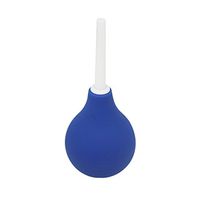 Anal Douche and Enema System by Healthy Vibes - Deluxe Home Enema for Anal or Vaginal Douching Aids in Hygiene - Simple to Use, Safe and Easy to Clean - Made of Silicone and ABS Plastic (S, Blue)