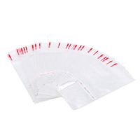 Sevenfly 100Pcs Mini Plastic Cookie Packaging Self Adhesive Bags DIY Cookie Candy Package Cellophane Gift Bags,Style 3