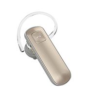 Quikcell 4.0v Bluetooth Headset with Volume Control and musice Streaming Technology for Apple & Android - Retail Packaging - Gold